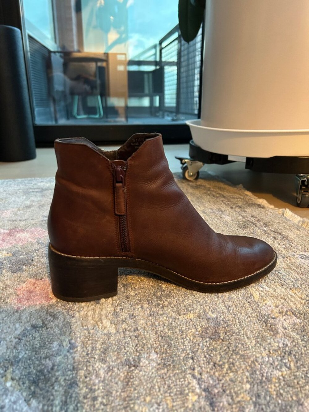 Cole Haan Leather Heeled Ankle Boots, Size 8 - Picture 10 of 16